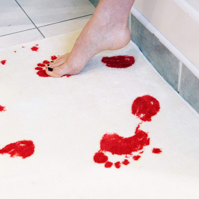 Spinning Hat Blood Bath Mat