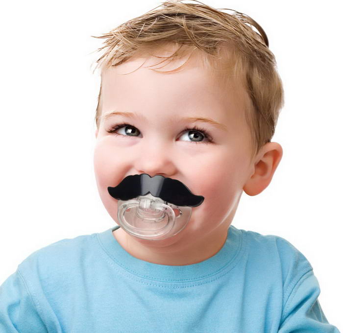 Mustache Pacifier